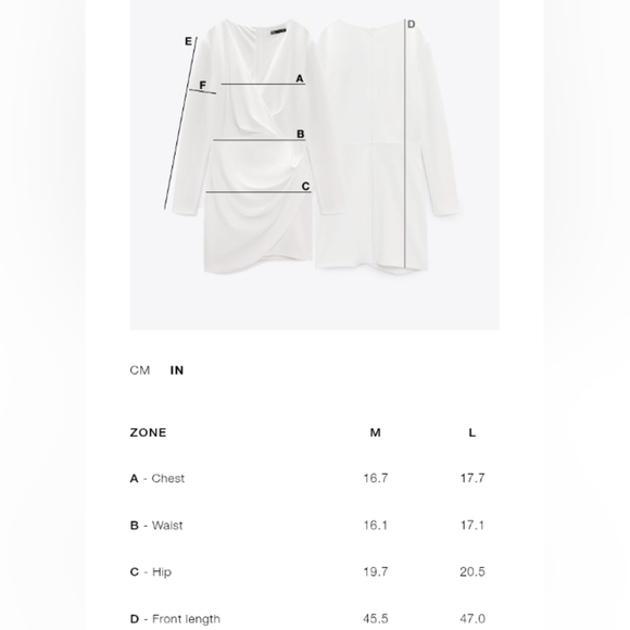 Zara Asymmetrical Dress With Ruffles - Picture 7 of 7